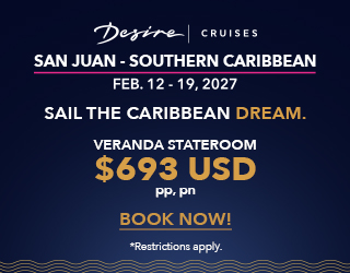 Desire West Indies Cruise 2027